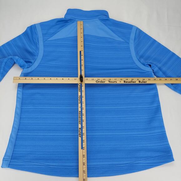 Tommy Bahama Men's Tidal Stripe Pullover Sweatshirt 1/2 Zip Blue ST225025 Sz L - Picture 7 of 7